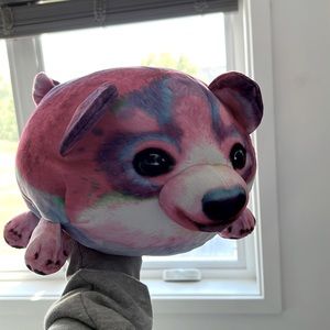 Cute vibrant colored dog pillow!🩷